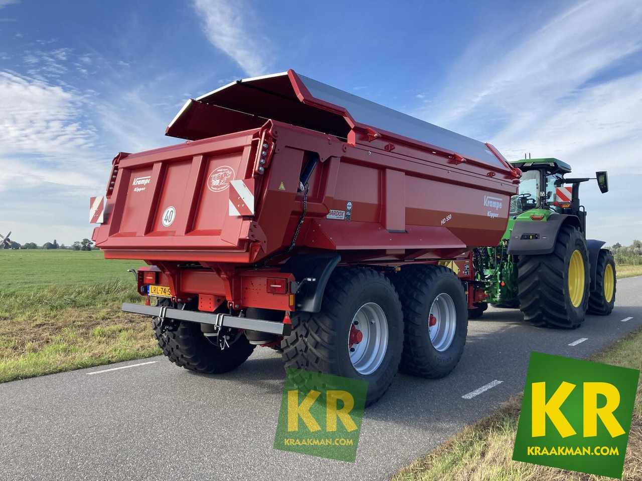 New Farm tipping trailer/ Dumper Krampe HD550: picture 15