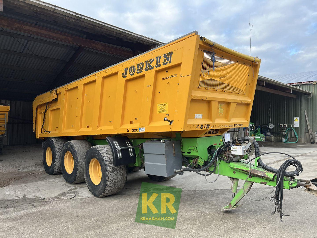 Trans-Space 2000 Joskin - Farm tipping trailer/ Dumper: picture 1 Trans-Space 2000 Joskin - Farm tipping trailer/ Dumper: picture 1
