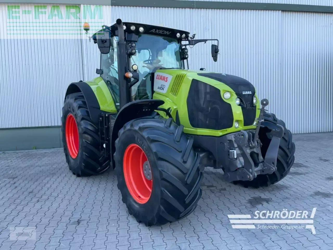 CLAAS axion 870 cmatic rtk CMATIC - Farm tractor: picture 1 CLAAS axion 870 cmatic rtk CMATIC - Farm tractor: picture 1