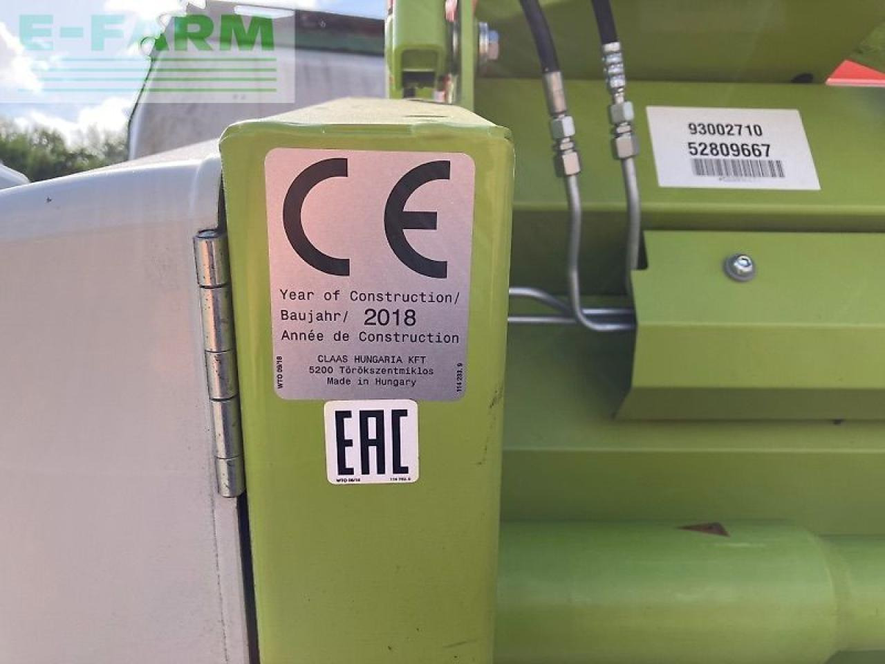 Forage harvester attachment CLAAS cerio 770: picture 10 Forage harvester attachment CLAAS cerio 770: picture 10