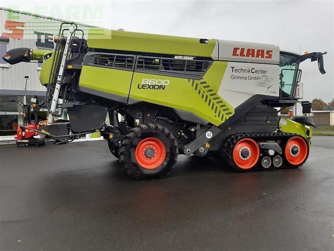 CLAAS mähdr. lexion 8600tt + v1080 - Combine harvester: picture 1 CLAAS mähdr. lexion 8600tt + v1080 - Combine harvester: picture 1