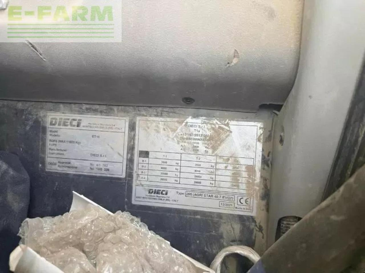 Dieci agristar 40.7 ev - Telescopic handler: picture 5 Dieci agristar 40.7 ev - Telescopic handler: picture 5