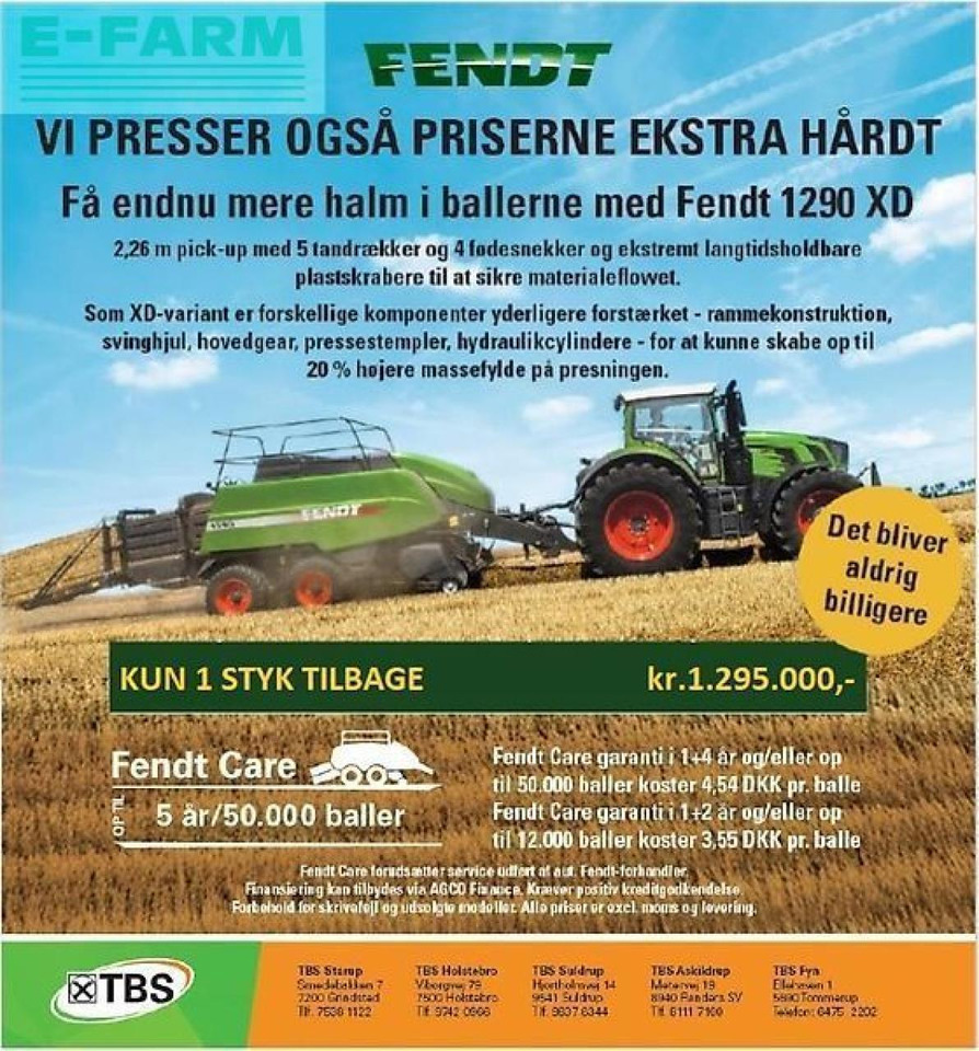 Fendt 1290 xd - Square baler: picture 1 Fendt 1290 xd - Square baler: picture 1