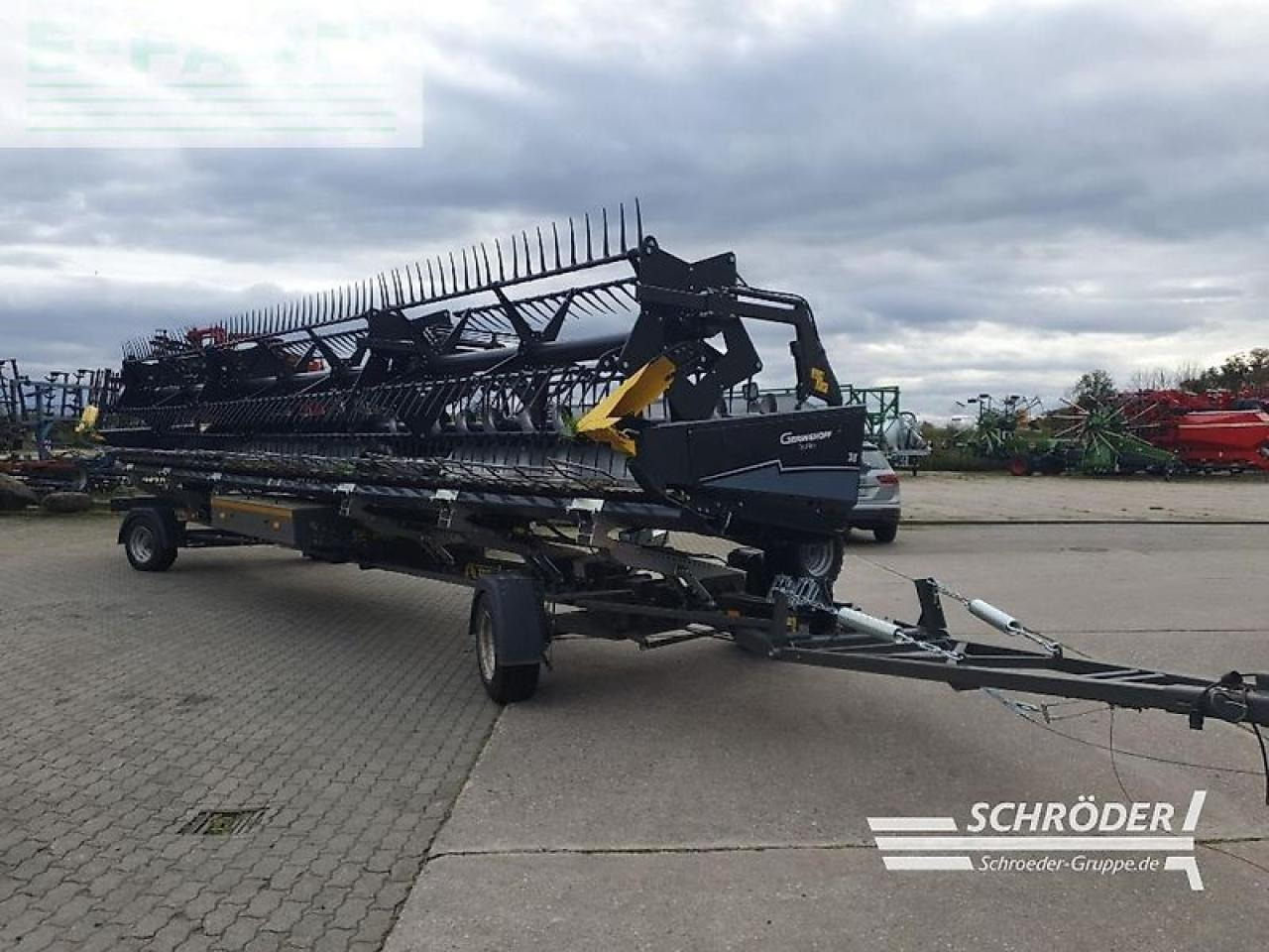 Geringhoff 10,65 m bandschneidwerk truflex 35 - Forage harvester attachment: picture 1 Geringhoff 10,65 m bandschneidwerk truflex 35 - Forage harvester attachment: picture 1