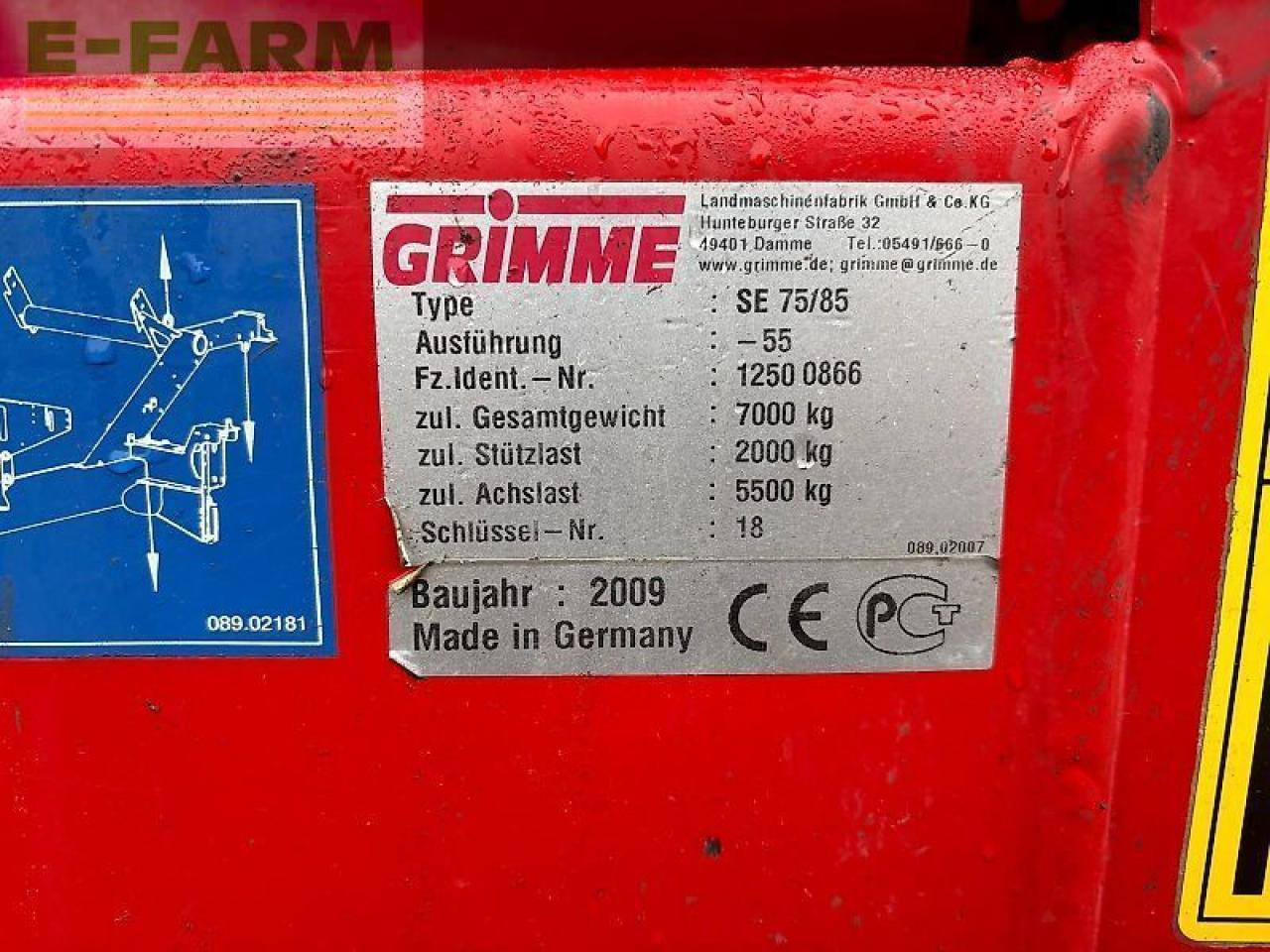 Potato harvester Grimme se 75 - 55: picture 8 Potato harvester Grimme se 75 - 55: picture 8