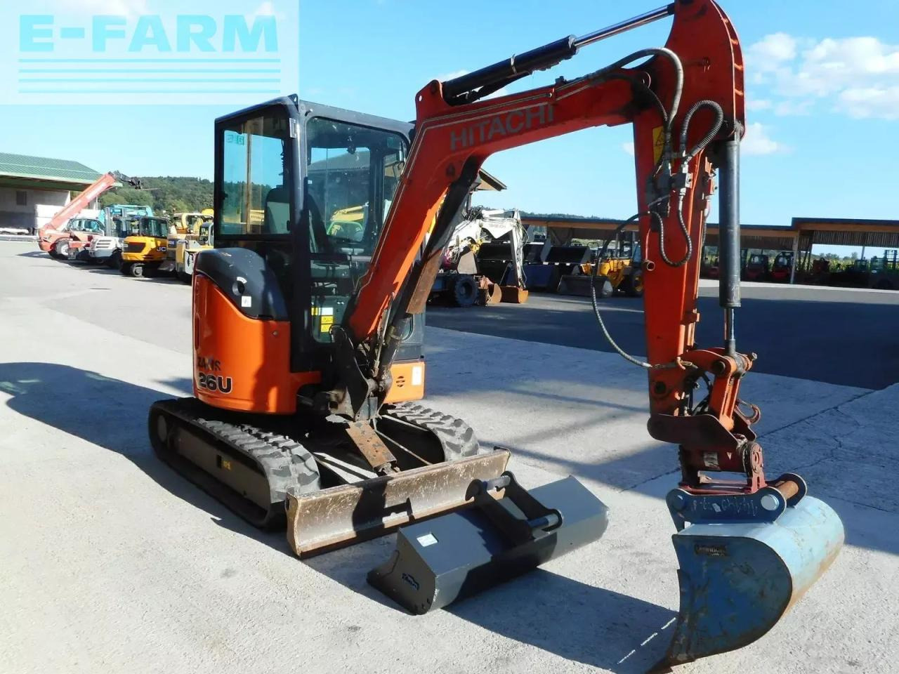 Hitachi zx26u-6 ( 2.740kg ) powertilt - Mini excavator: picture 4 Hitachi zx26u-6 ( 2.740kg ) powertilt - Mini excavator: picture 4