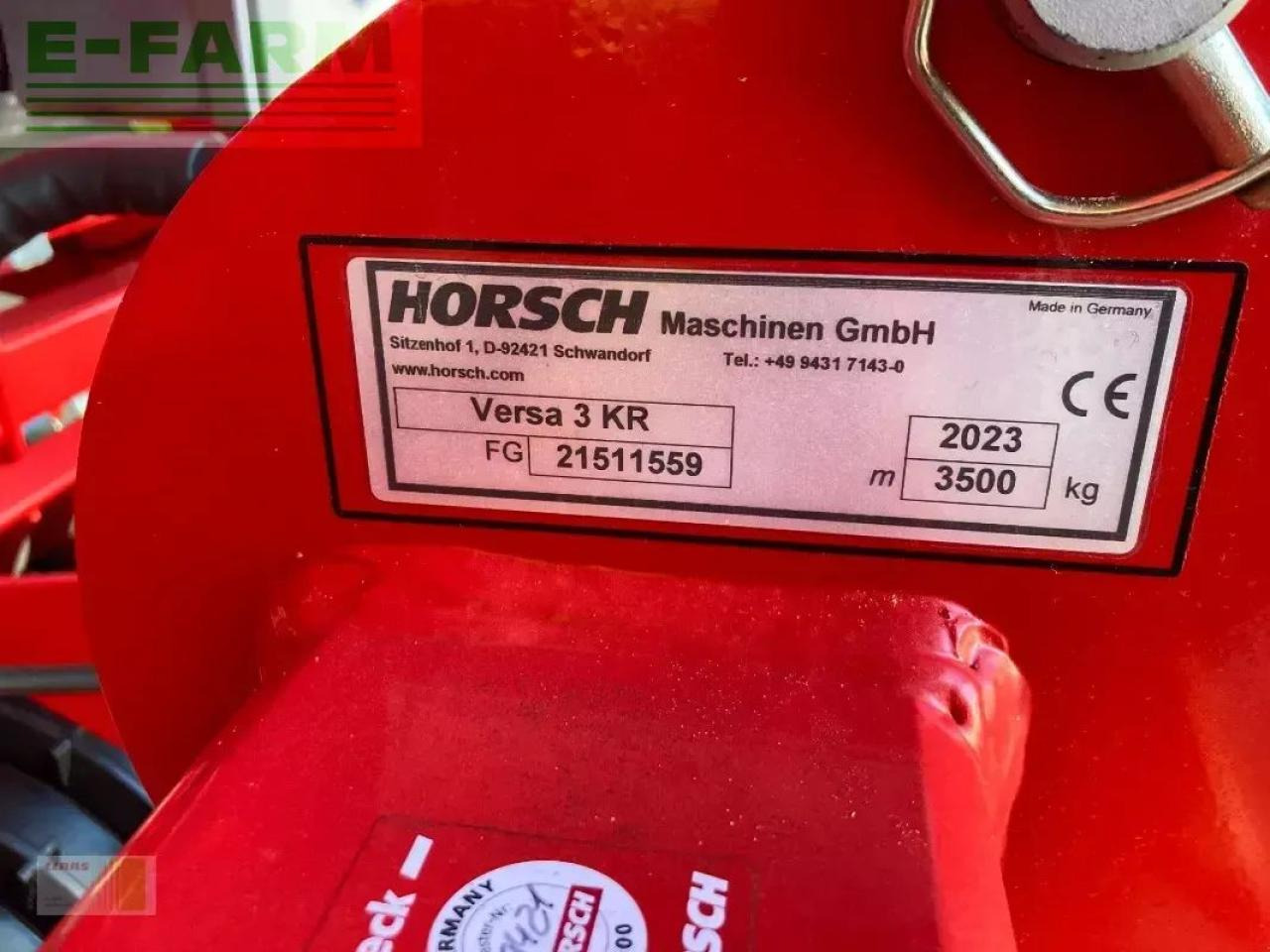 Horsch versa 3kr - Combine seed drill: picture 3 Horsch versa 3kr - Combine seed drill: picture 3