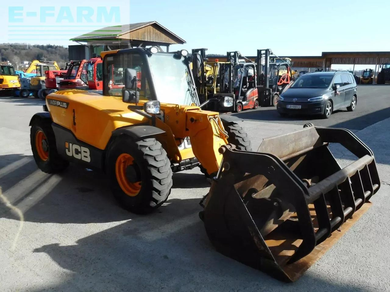 JCB 525-60 agriplus mit greiferschaufel und paletten - Telescopic handler: picture 5 JCB 525-60 agriplus mit greiferschaufel und paletten - Telescopic handler: picture 5