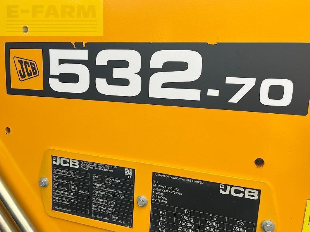 JCB 532-70 - Telescopic handler: picture 2 JCB 532-70 - Telescopic handler: picture 2