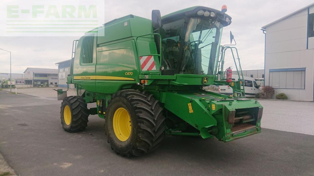 John Deere c670 + geringhoff vs610 - Combine harvester: picture 2 John Deere c670 + geringhoff vs610 - Combine harvester: picture 2