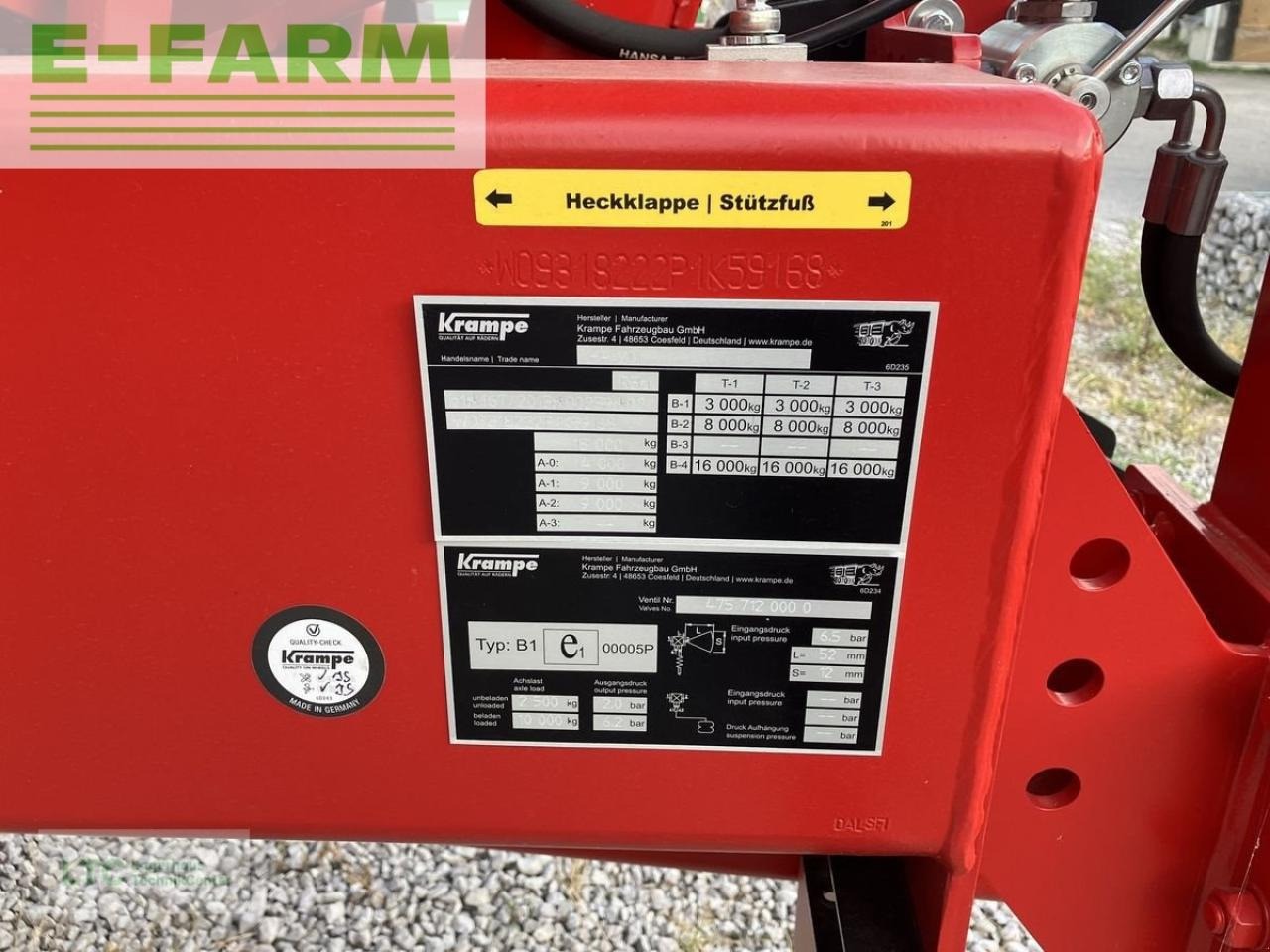 Krampe hp 20 - Farm tipping trailer/ Dumper: picture 4 Krampe hp 20 - Farm tipping trailer/ Dumper: picture 4