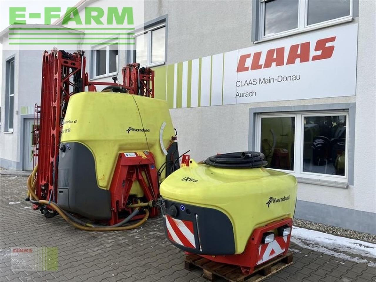 Kverneland ixter 1800l + fronttank 1100l - Tractor mounted sprayer: picture 1 Kverneland ixter 1800l + fronttank 1100l - Tractor mounted sprayer: picture 1