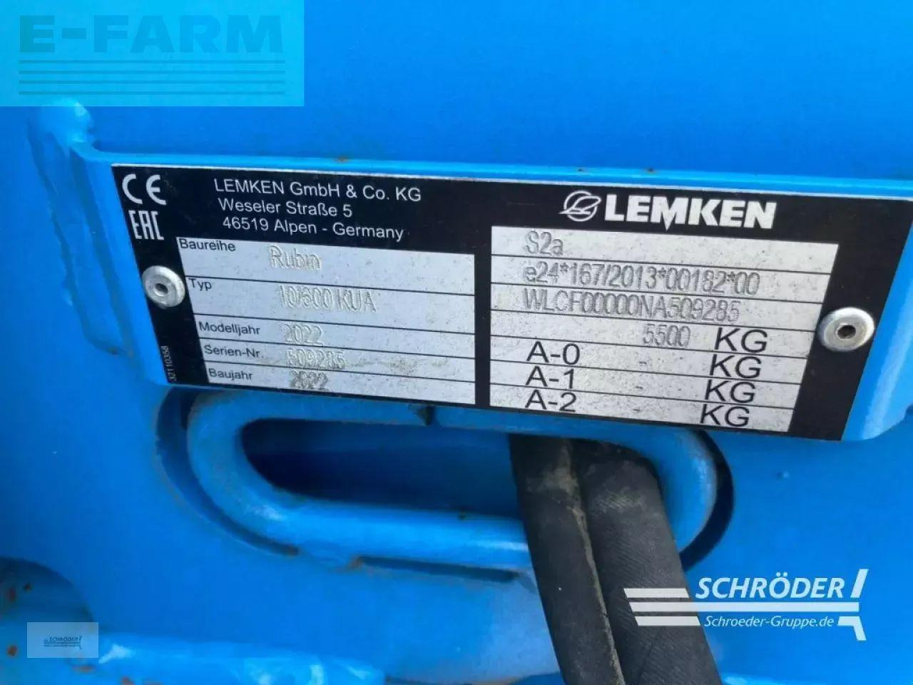 Lemken rubin 10/600 kua - Disc harrow: picture 3 Lemken rubin 10/600 kua - Disc harrow: picture 3