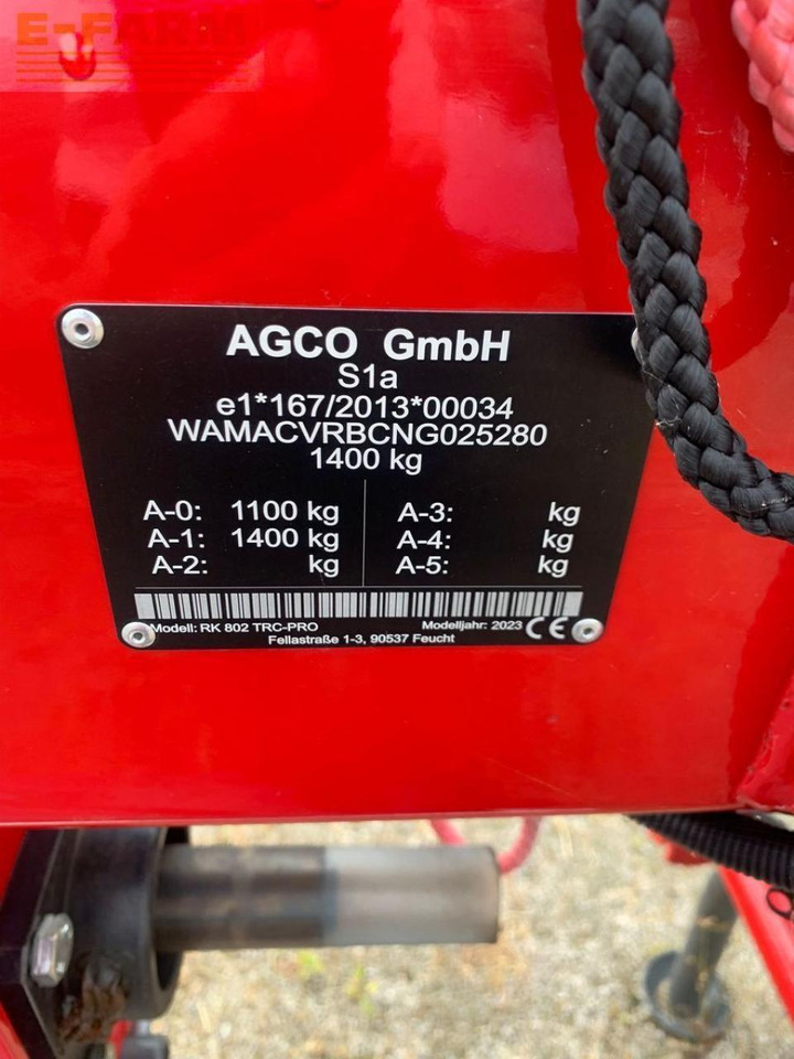 Massey Ferguson massey ferguson rk802trc-pro - Tedder/ Rake: picture 2 Massey Ferguson massey ferguson rk802trc-pro - Tedder/ Rake: picture 2