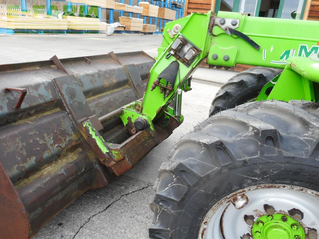 Telescopic handler Merlo p40.7 turbofarmer ( neue bereifung ): picture 11