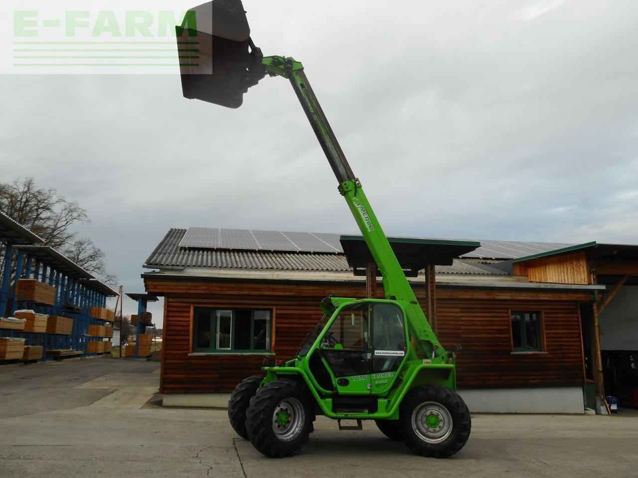 Telescopic handler Merlo p40.7 turbofarmer ( neue bereifung ): picture 17