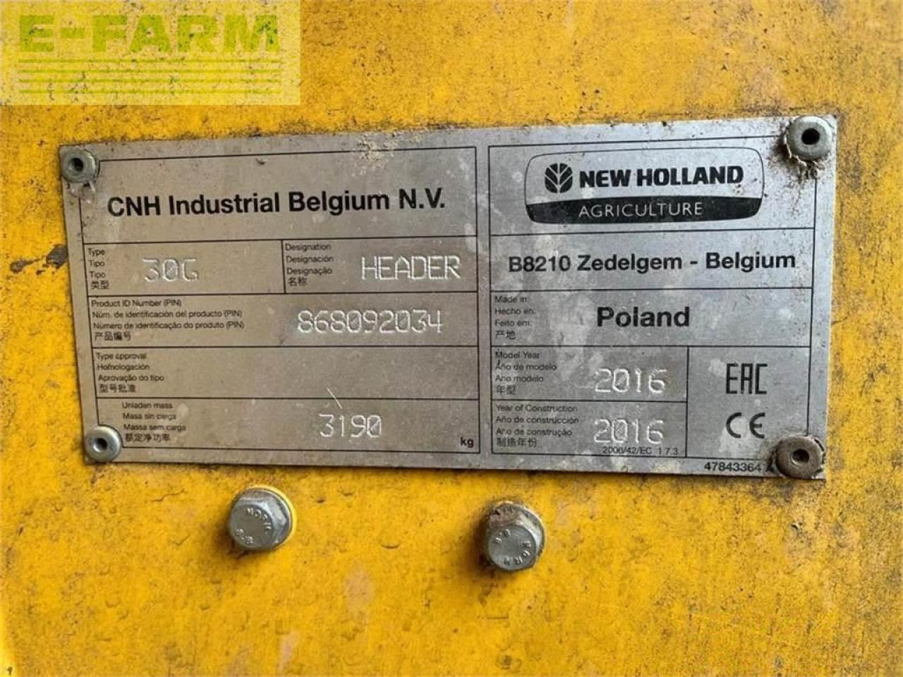 Combine harvester New Holland cr 9070: picture 19 Combine harvester New Holland cr 9070: picture 19