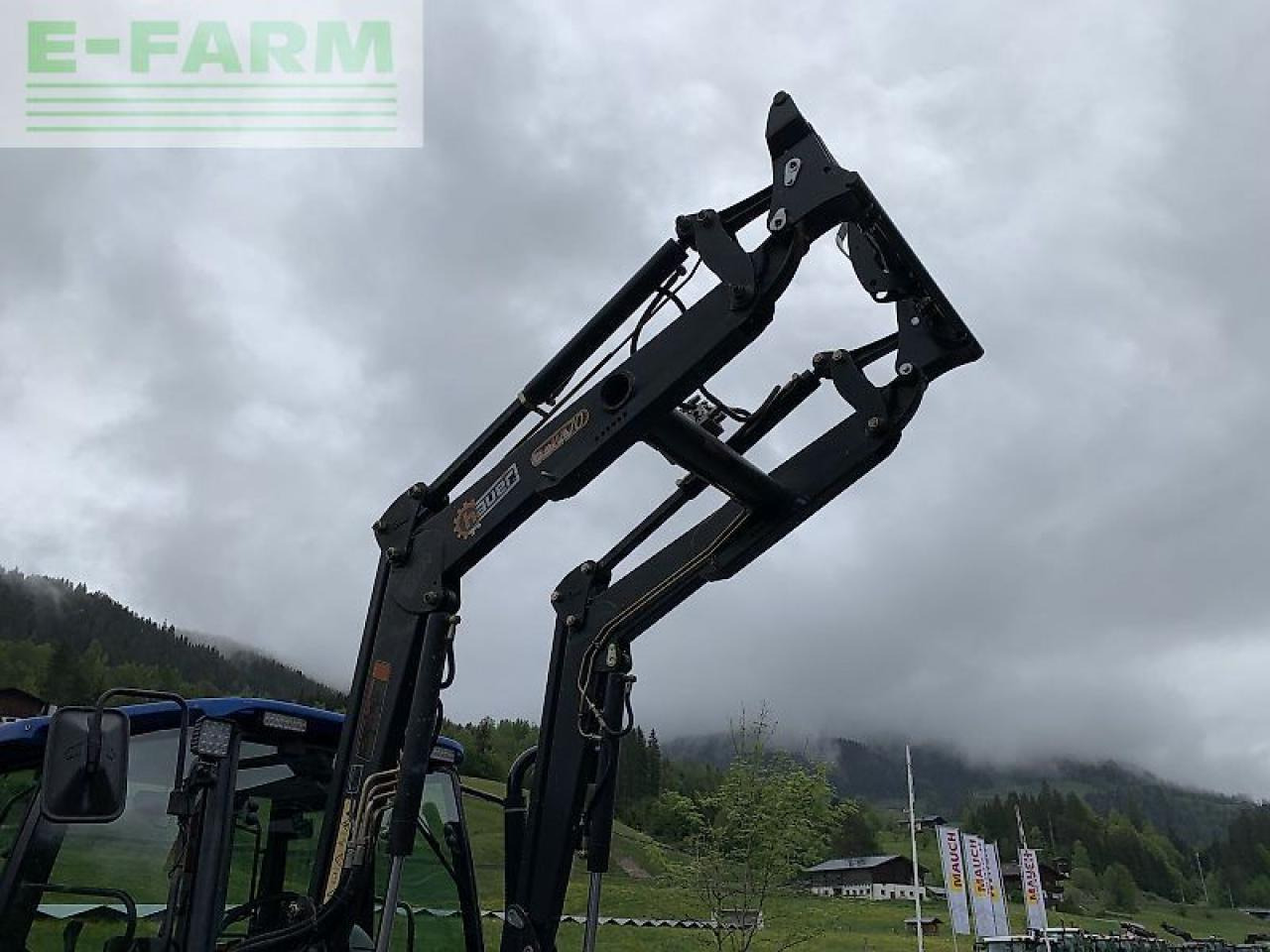 Farm tractor New Holland tl 70 a + hauer frontlader A: picture 6