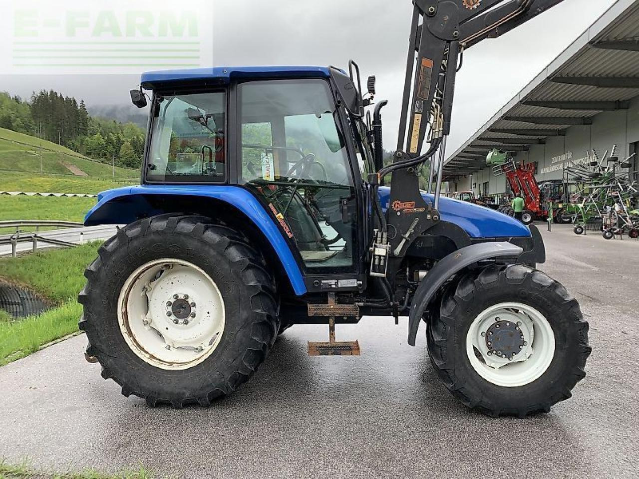 Farm tractor New Holland tl 70 a + hauer frontlader A: picture 7