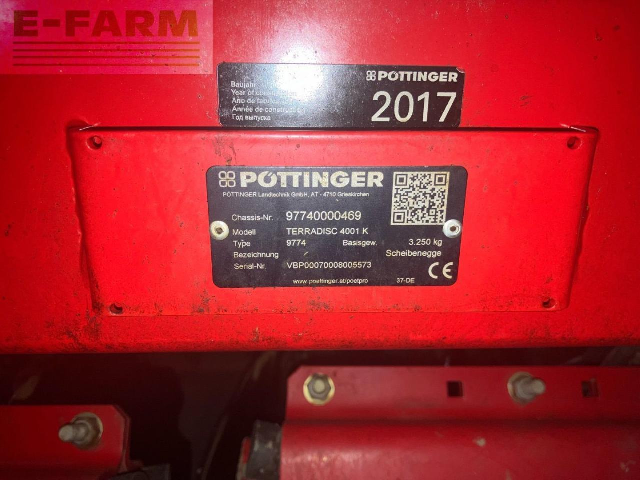 Pöttinger Terradisc 4001K - Disc harrow: picture 5 Pöttinger Terradisc 4001K - Disc harrow: picture 5