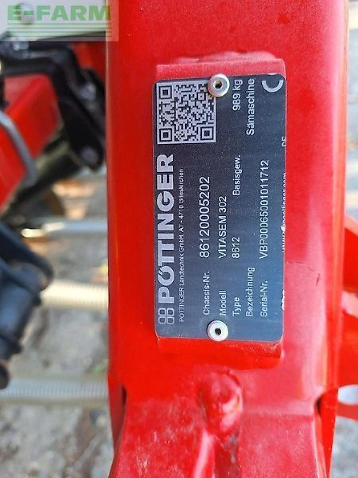 Pöttinger vitasem 302 drillmaschine sämaschine scheibenschare - Seed drill: picture 4 Pöttinger vitasem 302 drillmaschine sämaschine scheibenschare - Seed drill: picture 4