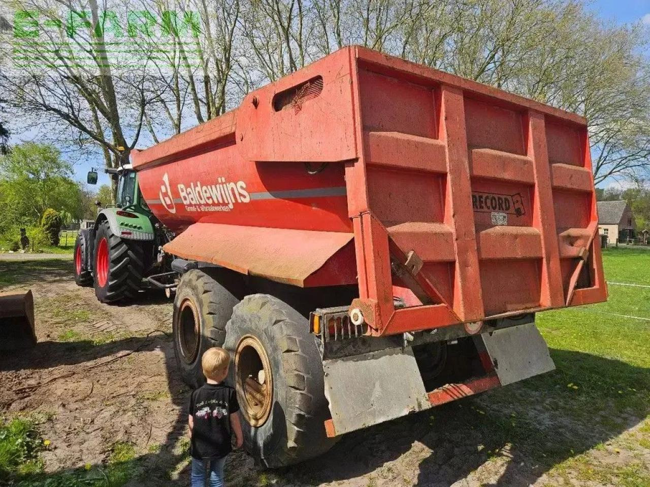 Rekord d23 grondkar kipper dumper zandkipper halfpipe krampe be-papiere - Farm tipping trailer/ Dumper: picture 4 Rekord d23 grondkar kipper dumper zandkipper halfpipe krampe be-papiere - Farm tipping trailer/ Dumper: picture 4