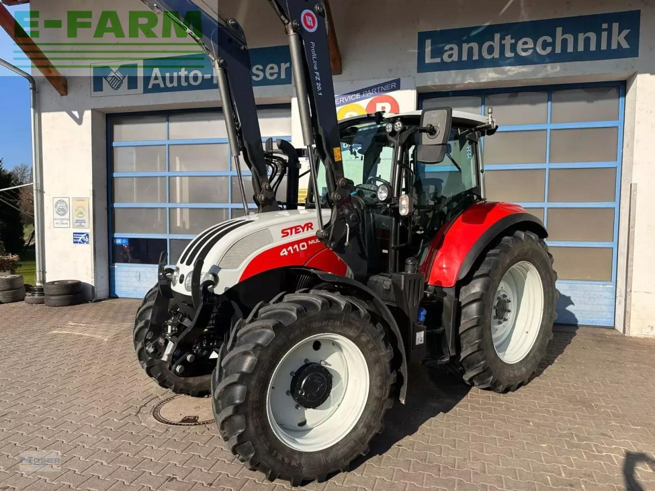 Steyr 4110 multi - Farm tractor: picture 1 Steyr 4110 multi - Farm tractor: picture 1