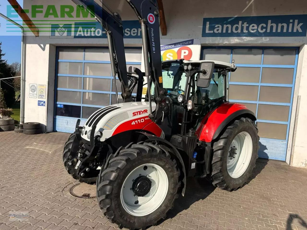 Steyr 4110 multi - Farm tractor: picture 2 Steyr 4110 multi - Farm tractor: picture 2