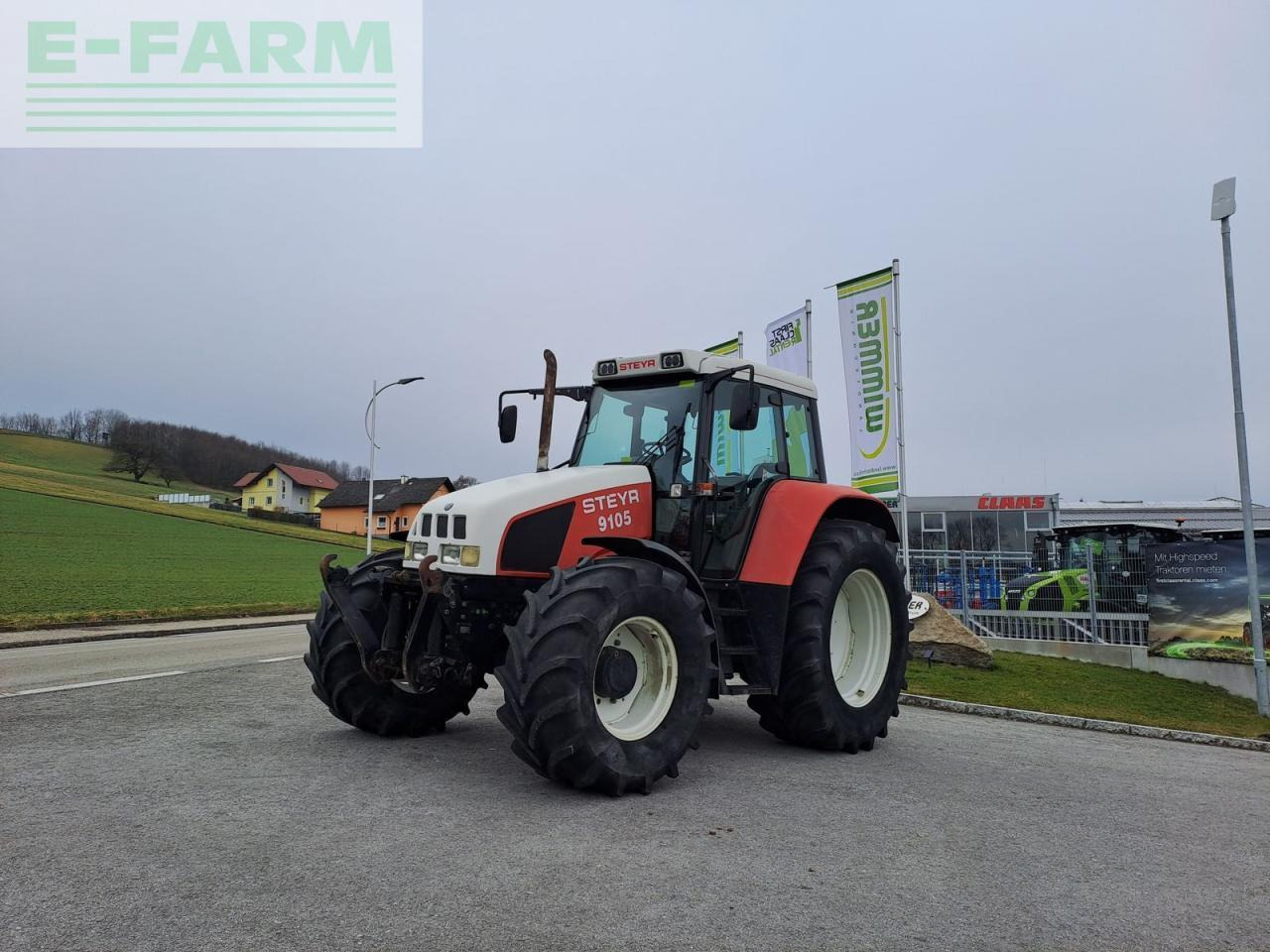 Steyr 9105 - Farm tractor: picture 1 Steyr 9105 - Farm tractor: picture 1