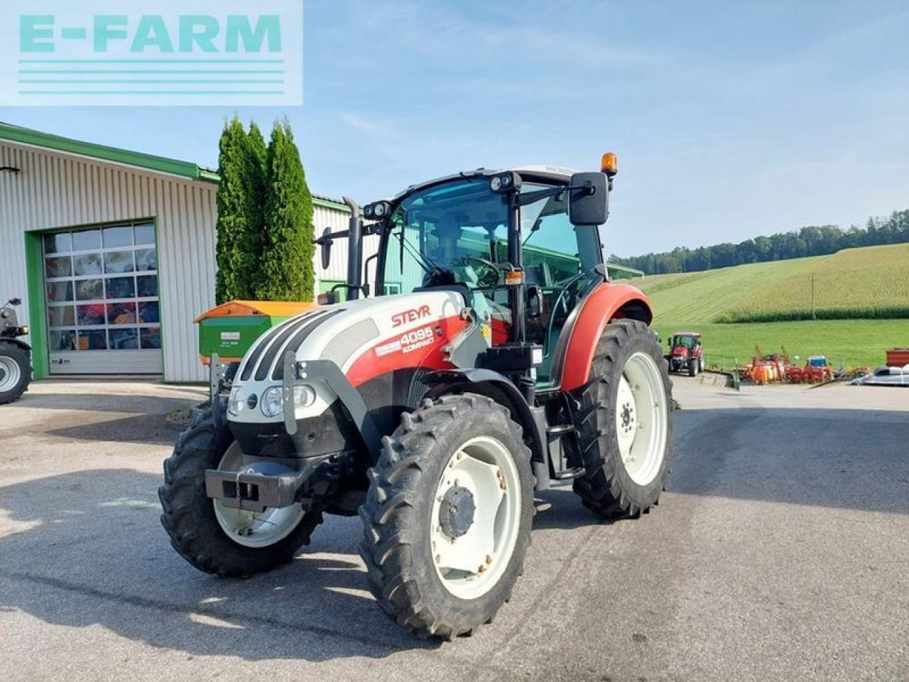 Steyr kompakt 4095 profi 2 - Farm tractor: picture 1 Steyr kompakt 4095 profi 2 - Farm tractor: picture 1