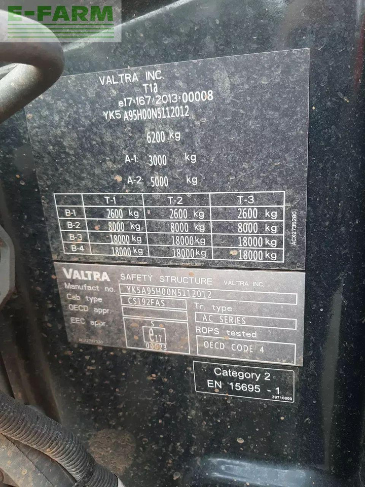 Valtra a 95 - Farm tractor: picture 4 Valtra a 95 - Farm tractor: picture 4