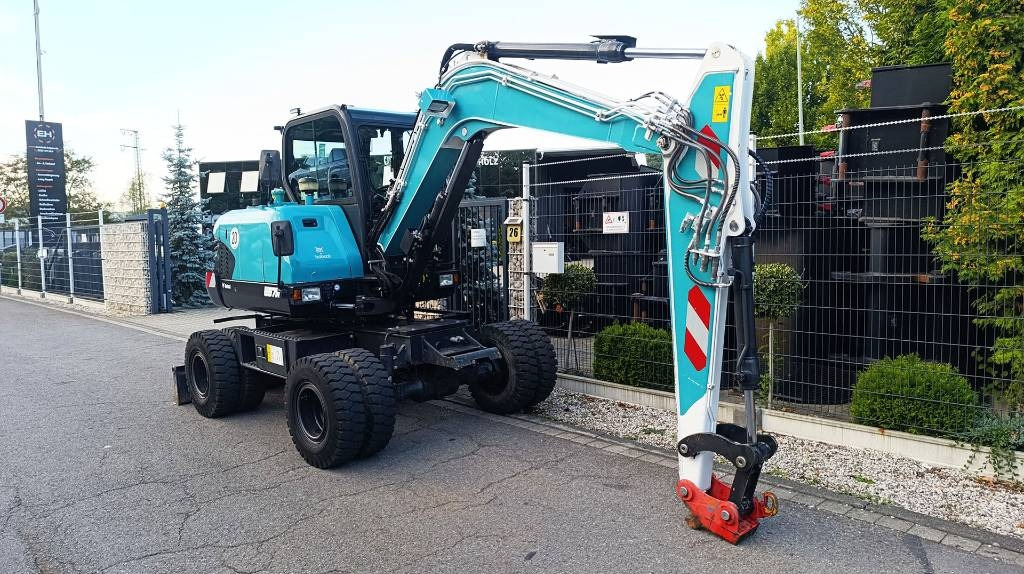 Bobcat Mobilbagger E 57 W, Schnellwechsler MS08, Allrad - Wheel excavator: picture 1 Bobcat Mobilbagger E 57 W, Schnellwechsler MS08, Allrad - Wheel excavator: picture 1