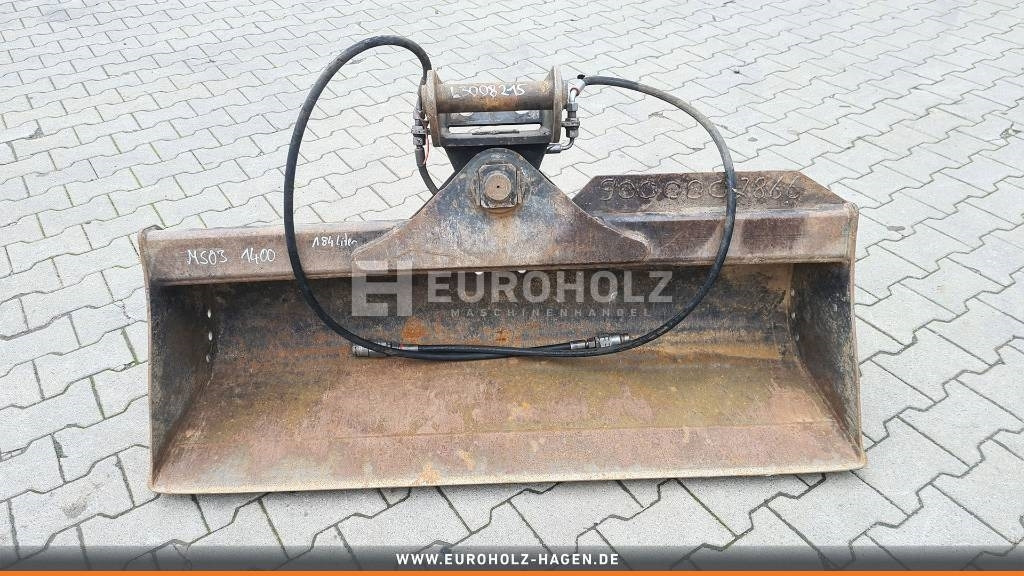Grabenräumlöffel hydr für Lehnhoff MS03 1400 mm - Bucket for Construction machinery: picture 1 Grabenräumlöffel hydr für Lehnhoff MS03 1400 mm - Bucket for Construction machinery: picture 1
