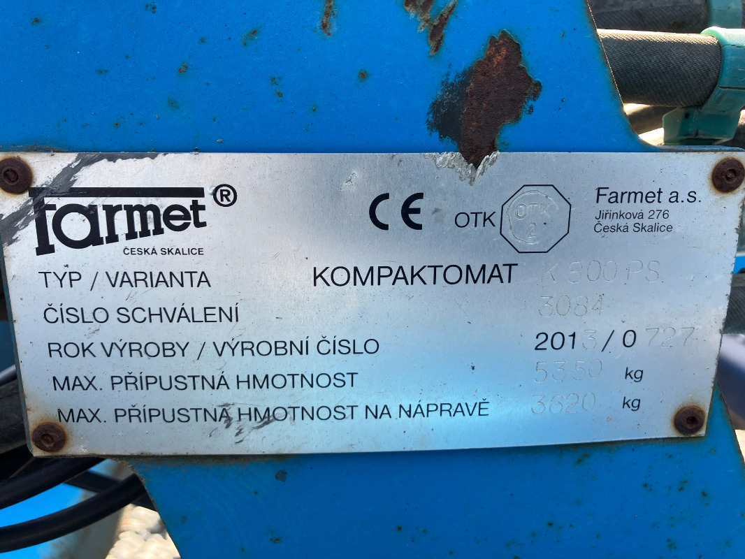 Farmet Kompaktomat K800 PS - Harrow: picture 2 Farmet Kompaktomat K800 PS - Harrow: picture 2