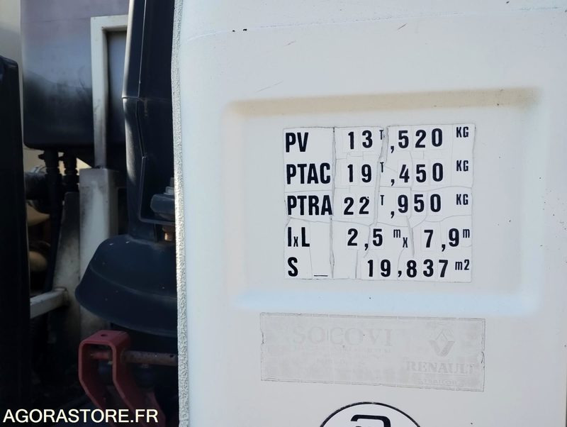Camion 19t Hydrocureur Renault G300 Maxter 142142km – équipement Huwer - Vacuum truck: picture 4 Camion 19t Hydrocureur Renault G300 Maxter 142142km – équipement Huwer - Vacuum truck: picture 4