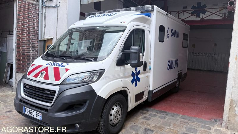 FJ-680-ZF - Non Roulant - PEUGEOT BOXER - SMUR - L3H2 4T - CG KS - 180 000 Kms - Panel van: picture 1 FJ-680-ZF - Non Roulant - PEUGEOT BOXER - SMUR - L3H2 4T - CG KS - 180 000 Kms - Panel van: picture 1