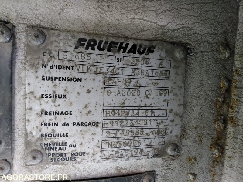 SEMI-REMORQUE TAUTLINER 3 ESSIEUX FC-892-RA - Semi-trailer: picture 3 SEMI-REMORQUE TAUTLINER 3 ESSIEUX FC-892-RA - Semi-trailer: picture 3