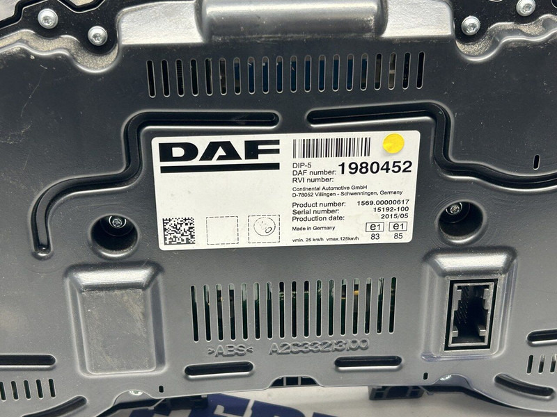 DAF instrument cluster - Dashboard for Truck: picture 3 DAF instrument cluster - Dashboard for Truck: picture 3