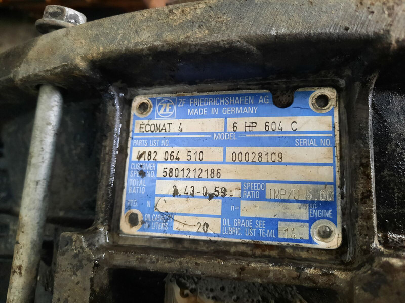 Iveco ZF 6HP604C Cursor 8. 6HP594C - Gearbox: picture 5 Iveco ZF 6HP604C Cursor 8. 6HP594C - Gearbox: picture 5