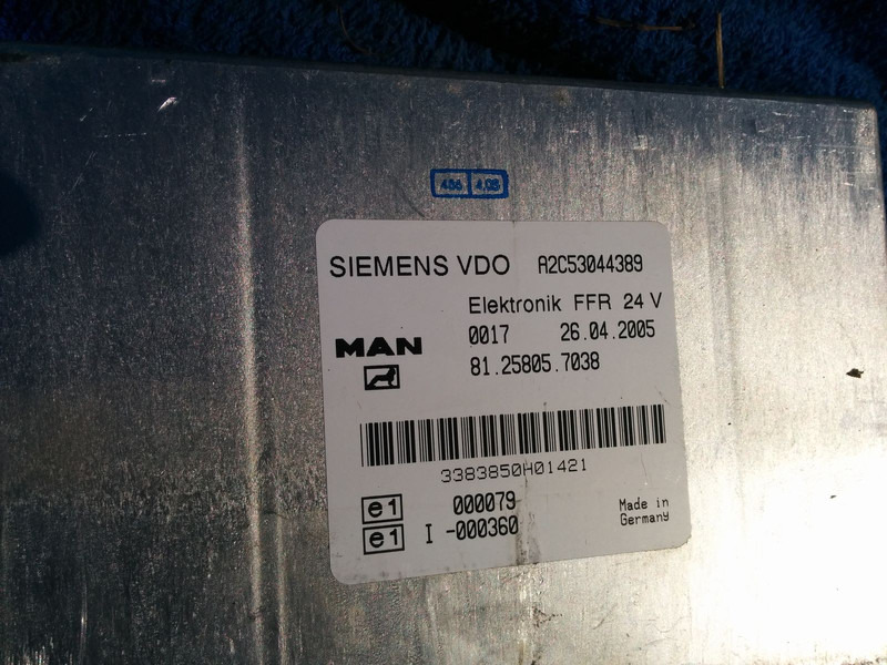 MAN VDO A2C53044389 . 81.25805.7038 .412.413.1.2. - ECU: picture 1 MAN VDO A2C53044389 . 81.25805.7038 .412.413.1.2. - ECU: picture 1