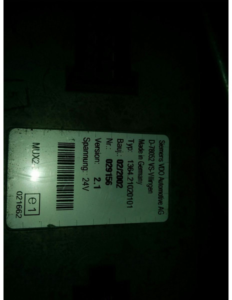 Neoplan MUX2-B - ECU: picture 4 Neoplan MUX2-B - ECU: picture 4