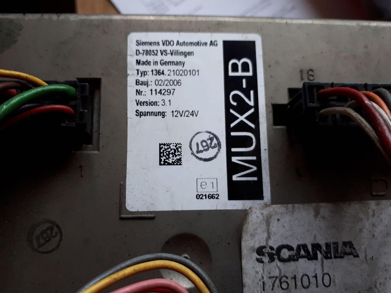 Scania MUX2-B MUX2-M.MUX2-B+/ ZR2-BS/ ZR2-BD Scania Neoplan - ECU for Bus: picture 4 Scania MUX2-B MUX2-M.MUX2-B+/ ZR2-BS/ ZR2-BD Scania Neoplan - ECU for Bus: picture 4