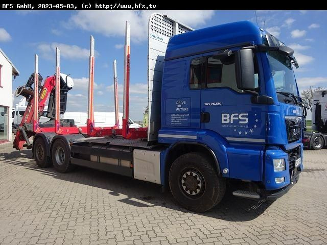 MAN TGS 26.510 6x4 H-4BL NEU ZF Getriebe + NEU Kuppl - Log truck: picture 2 MAN TGS 26.510 6x4 H-4BL NEU ZF Getriebe + NEU Kuppl - Log truck: picture 2