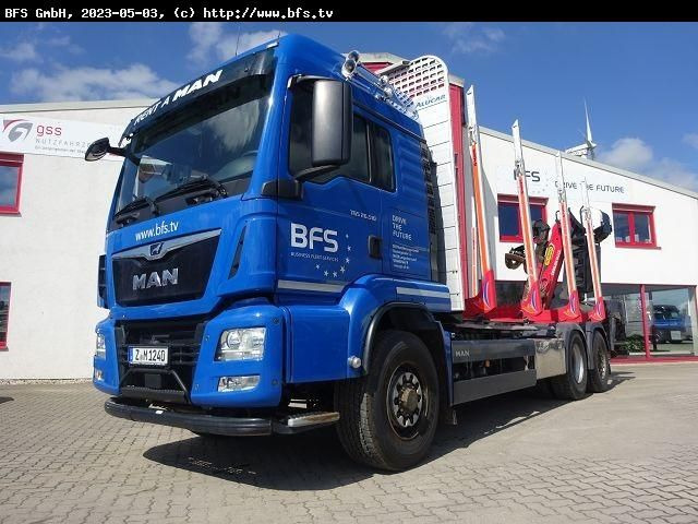 MAN TGS 26.510 6x4 H-4BL NEU ZF Getriebe + NEU Kuppl - Log truck: picture 1 MAN TGS 26.510 6x4 H-4BL NEU ZF Getriebe + NEU Kuppl - Log truck: picture 1