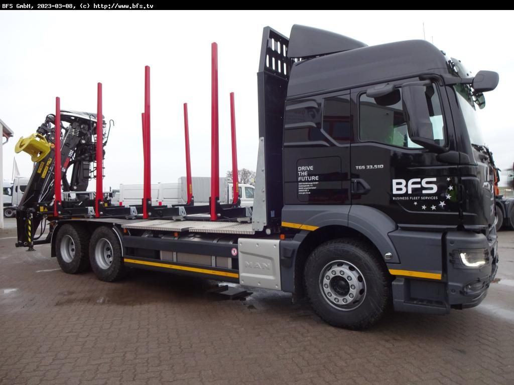 MAN TGS (TG3) 33.510 6x4 BL CH - Log truck: picture 2 MAN TGS (TG3) 33.510 6x4 BL CH - Log truck: picture 2