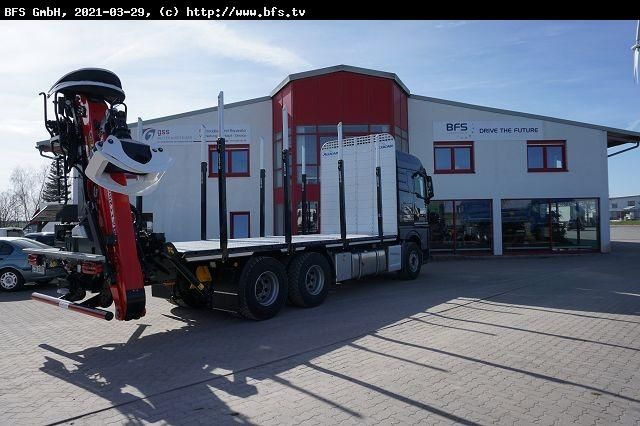 MAN TGX (TG3) 26.510 6x4 BL TG3, Plateau Aufbau - Log truck: picture 4 MAN TGX (TG3) 26.510 6x4 BL TG3, Plateau Aufbau - Log truck: picture 4