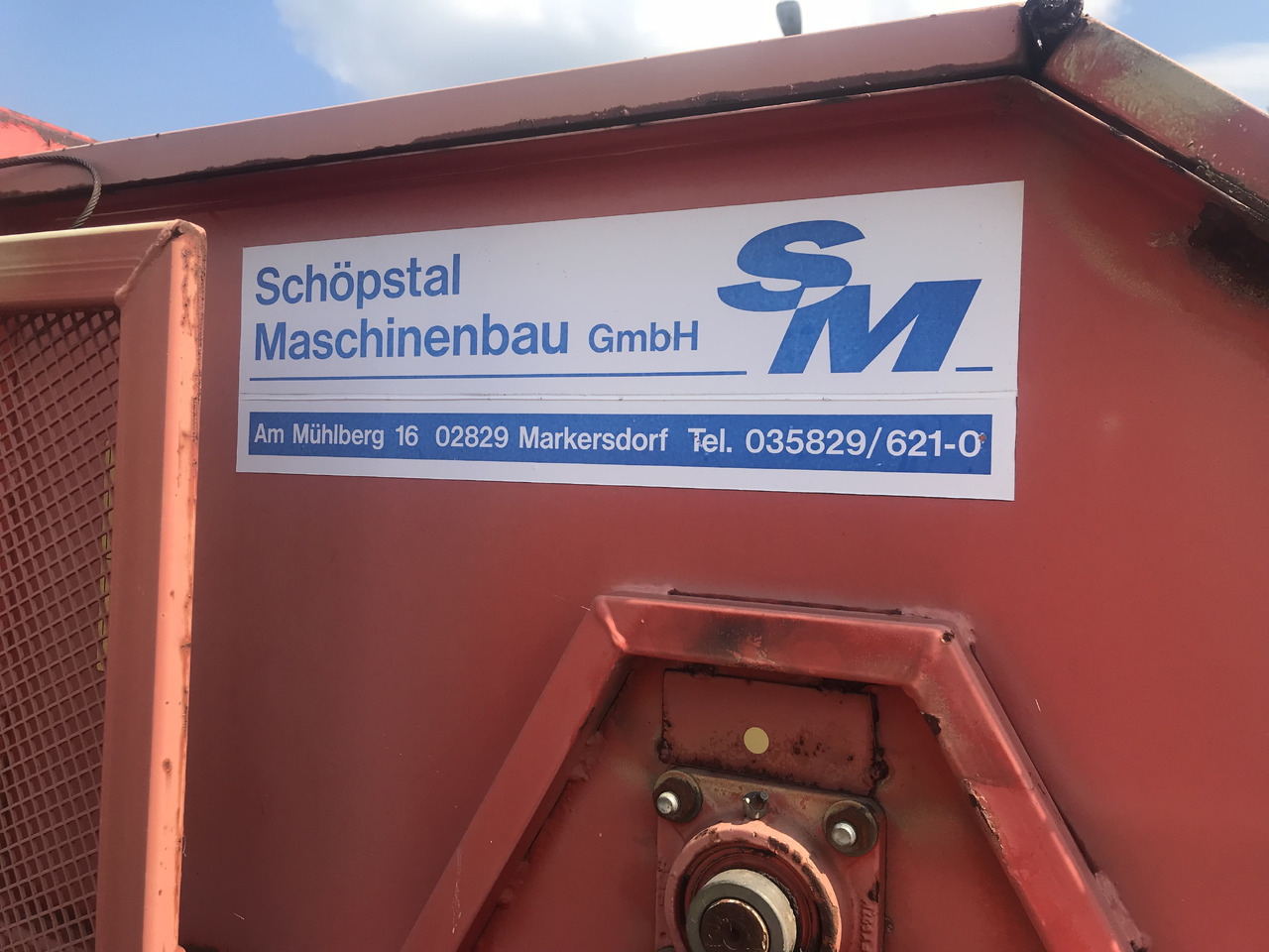 Hand-made SCHOPSTAL MASCHINEN SM - Straw shredder: picture 5 Hand-made SCHOPSTAL MASCHINEN SM - Straw shredder: picture 5