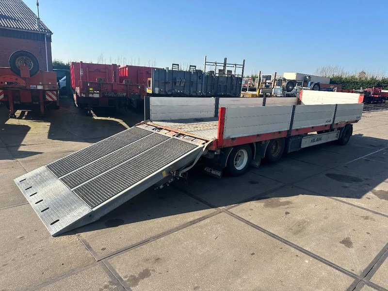 KEL-BERG 3 AXLE , RAMP 2E LIFT AXLE - Dropside/ Flatbed trailer: picture 1 KEL-BERG 3 AXLE , RAMP 2E LIFT AXLE - Dropside/ Flatbed trailer: picture 1