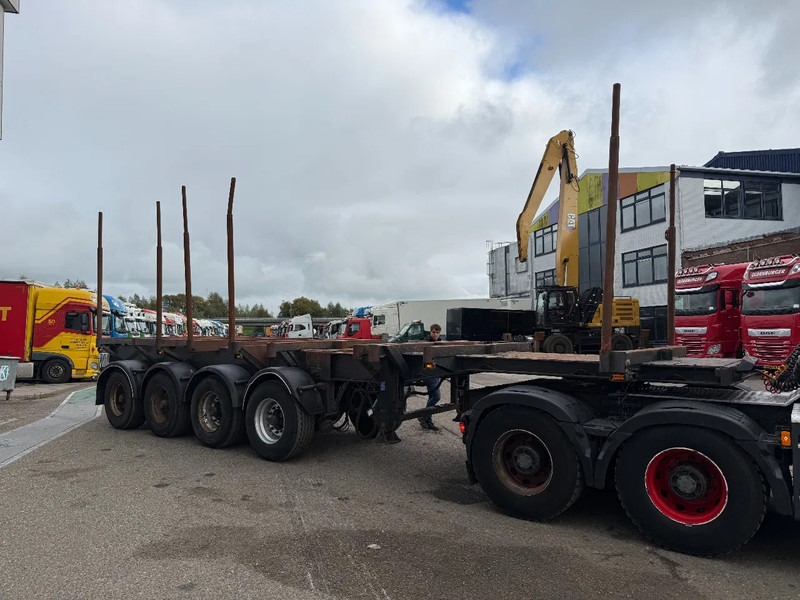 KEL-BERG 4 AXLE - BPW - EXTENDABLE - HOLZ/WOOD/HOUT - Log semi-trailer: picture 2 KEL-BERG 4 AXLE - BPW - EXTENDABLE - HOLZ/WOOD/HOUT - Log semi-trailer: picture 2