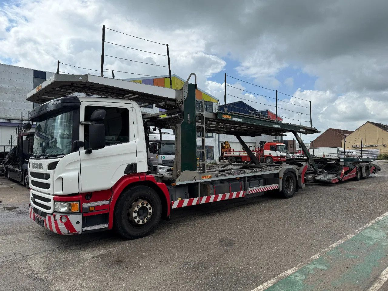 Scania P410 EURO 6 + ROLFO 2015 YEAR COMPLETE! - Autotransporter truck: picture 2 Scania P410 EURO 6 + ROLFO 2015 YEAR COMPLETE! - Autotransporter truck: picture 2